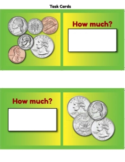 43 Counting Money Task Cards: Adding Coins Daily Warm-ups | colorful &amp; fun