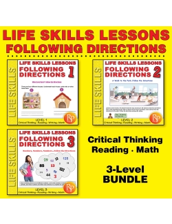 Following Directions - Life Skills Lessons ( Bundle) Following Directions - Life Skills Lessons ( Bundle)
