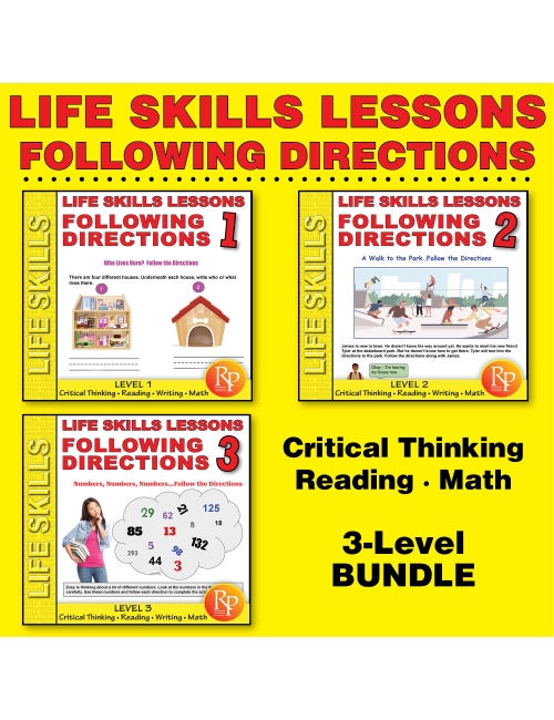 Following Directions - Life Skills Lessons ( Bundle)
