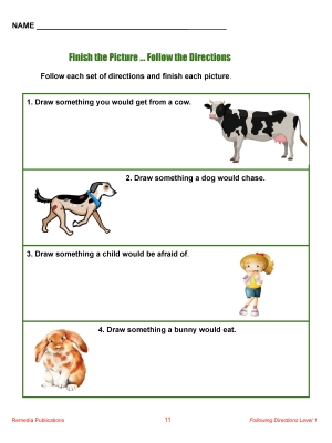 Following Directions - Life Skills Lessons ( Bundle) Following Directions - Life Skills Lessons ( Bundle)