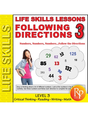 Life Skills Lessons: Following Directions Level 3: Life Skills Lessons: Following Directions Level 3: