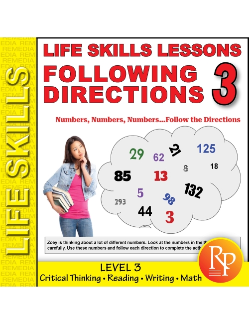 Life Skills Lessons: Following Directions Level 3: