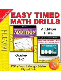 Addition: Easy Timed Math Drills PDF & Google BUNDLE - Engaging - Daily Lessons Addition: Easy Timed Math Drills PDF & Google BUNDLE - Engaging - Daily Lessons