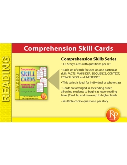 Comprehension Skill Cards - Finding The Main Idea (RL 3.0-4.5) Comprehension Skill Cards - Finding The Main Idea (RL 3.0-4.5)