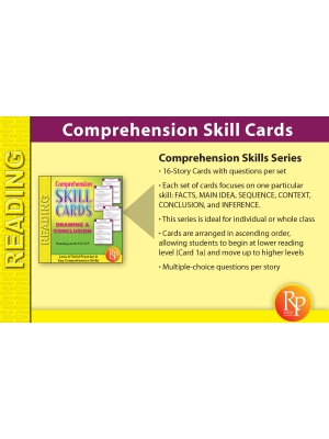 Comprehension Skill Cards - Drawing a Conclusion (RL 3.0-4.5) Comprehension Skill Cards - Drawing a Conclusion (RL 3.0-4.5)