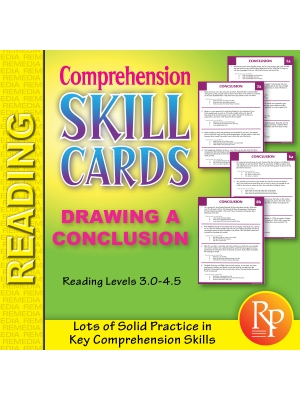 Comprehension Skill Cards - Drawing a Conclusion (RL 3.0-4.5) Comprehension Skill Cards - Drawing a Conclusion (RL 3.0-4.5)