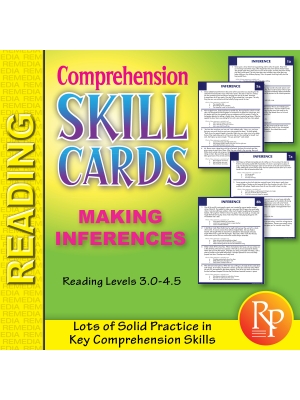 Comprehension Skill Cards - Making Inferences (RL 3.0-4.5) Comprehension Skill Cards - Making Inferences (RL 3.0-4.5)