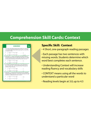 Comprehension Skill Cards - Finding Context (RL 3.0-4.5) Comprehension Skill Cards - Finding Context (RL 3.0-4.5)