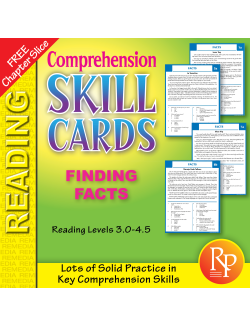 FREE! Finding The Facts - Comprehension Skill Cards - Passages - Activities FREE! Finding The Facts - Comprehension Skill Cards - Passages - Activities