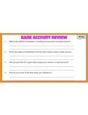 LIFE SKILLS - Bank Account Math BUNDLE: PDF & Google - Money, CC & Debit Cards