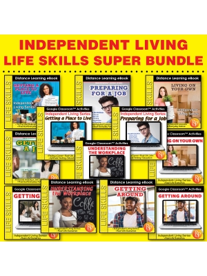 INDEPENDENT LIVING Life Skills for Older Students - Worksheets & Google Digital INDEPENDENT LIVING Life Skills for Older Students - Worksheets & Google Digital