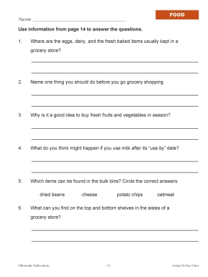 INDEPENDENT LIVING Life Skills for Older Students - Worksheets & Google Digital INDEPENDENT LIVING Life Skills for Older Students - Worksheets & Google Digital