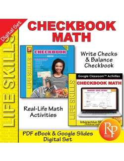 Checkbook Math: Life Skills Activities - PDF & Google - Banking - Deposits Checkbook Math: Life Skills Activities - PDF & Google - Banking - Deposits