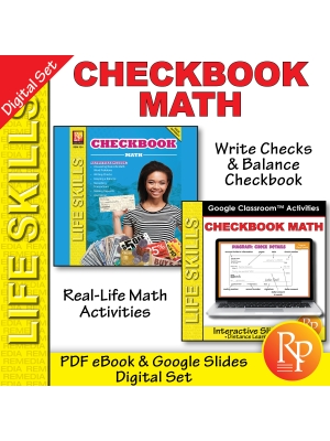 Checkbook Math: Life Skills Activities - PDF & Google - Banking - Deposits Checkbook Math: Life Skills Activities - PDF & Google - Banking - Deposits