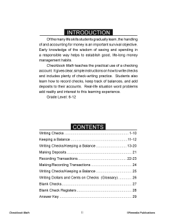 Checkbook Math: Life Skills Activities - PDF & Google - Banking - Deposits Checkbook Math: Life Skills Activities - PDF & Google - Banking - Deposits