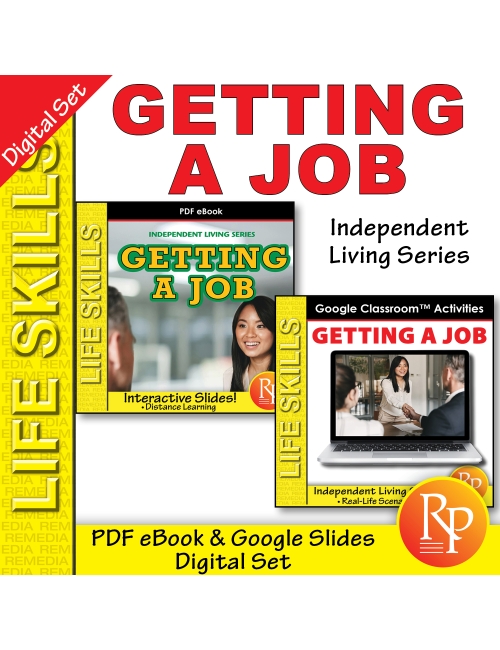 GETTING A JOB: Independent Living Series - Resume, Interview, Applying for a Job... PDF & Google BUNDLE