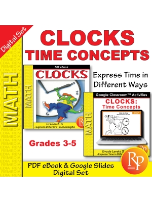 Clocks & Telling Time PDF & Google SET: Engaging Hands-on Activities - Fun Clocks & Telling Time PDF & Google SET: Engaging Hands-on Activities - Fun