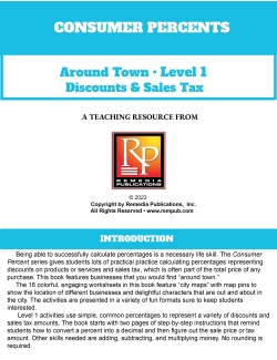 Consumer Percents - Around Town: Discounts &amp; Sales Tax