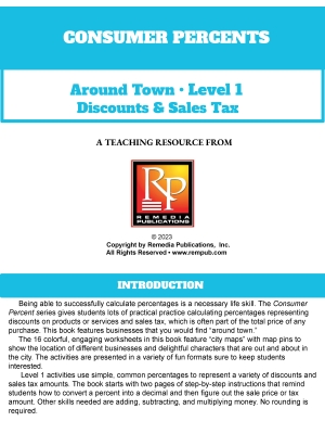 Consumer Percents - Around Town: Discounts & Sales Tax Consumer Percents - Around Town: Discounts & Sales Tax