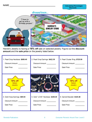 Consumer Percents - Around Town: Level 2