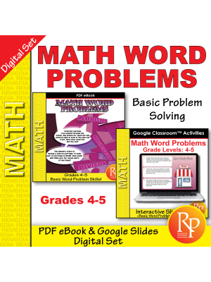 Math Word Problems Grades 4-5 - PDF Google BUNDLE: Easy - Fun - Interactive - Activities Math Word Problems Grades 4-5 - PDF Google BUNDLE: Easy - Fun - Interactive - Activities