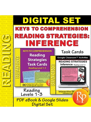Inference Reading Strategies: Rdg LVL 1-3 | Hi/Lo Passages | Google & Print PDF Inference Reading Strategies: Rdg LVL 1-3 | Hi/Lo Passages | Google & Print PDF