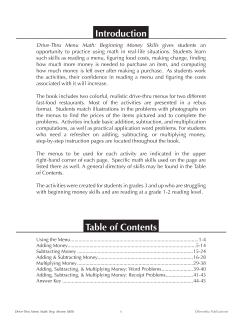 Life Skills Money - Drive Thru Menu Math: Add & Subtract - BUNDLE - PDF & Google Life Skills Money - Drive Thru Menu Math: Add & Subtract - BUNDLE - PDF & Google