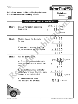Drive Thru Menu Math: PDF & Google Bundle | Multiply & Divide | Life Skills Drive Thru Menu Math: PDF & Google Bundle | Multiply & Divide | Life Skills