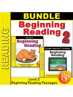 Beginning Reading Passages & Comprehension: Google & PDF Set Beginning Reading Passages & Comprehension: Google & PDF Set