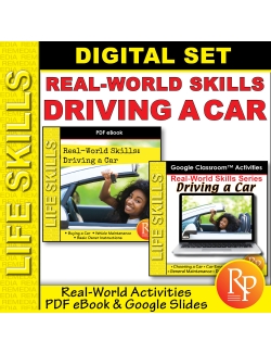 REAL WORLD SKILLS: DRIVING A CAR! PDF &amp; Google Set