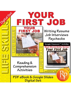 YOUR FIRST JOB: PDF &amp; Google - Real-World Life Skills - Interview - Paychecks