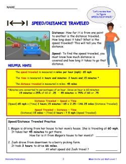 More On the Job Math: Level 1 - Practical Practice Math