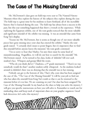 The Case of the Missing Emerald: Mystery Game The Case of the Missing Emerald: Mystery Game