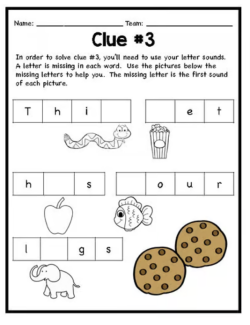 Sight Word Mystery Game: For Grades K-1 Sight Word Mystery Game: For Grades K-1