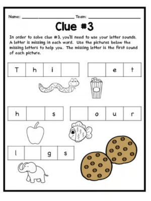 Sight Word Mystery Game: For Grades K-1 Sight Word Mystery Game: For Grades K-1