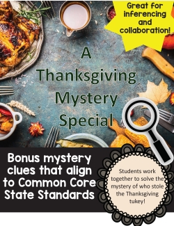 Mystery Game: The Case of the Missing Turkey Mystery Game: The Case of the Missing Turkey