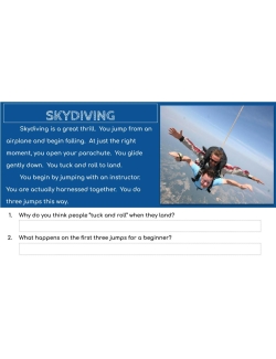 Hot Sports PDF &amp; Google BUNDLE: High Interest / Low Readability - Comprehension