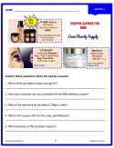 Reading Coupon Level 1: Life Skills - Google & PDF - Comprehension