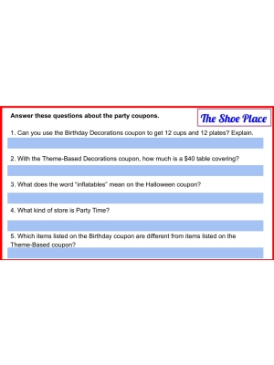 Reading Coupon Level 2: Life Skills - Google & PDF - Comprehension Reading Coupon Level 2: Life Skills - Google & PDF - Comprehension
