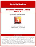 Reading Medicine Labels Level 2: Life Skills - Comprehension & Critical Thinking
