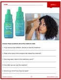 Reading Medicine Labels Level 2: Life Skills - Comprehension & Critical Thinking