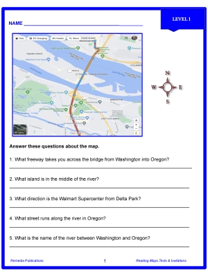 Reading Maps, Texts & Invitations 1: LIfe Skills - Comprehension Activities Reading Maps, Texts & Invitations 1: LIfe Skills - Comprehension Activities