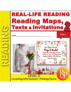 Reading Maps, Texts &amp; Invitations 2: LIfe Skills - Comprehension Activities