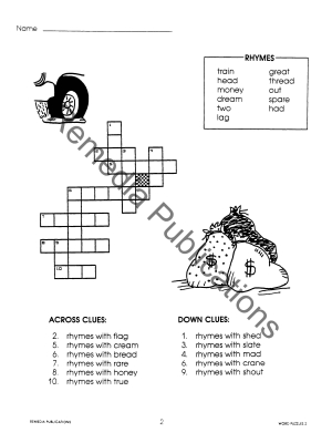 Riddles & Rhymes: Crossword Puzzles (eBook) Riddles & Rhymes: Crossword Puzzles (eBook)
