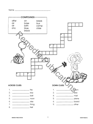 Compounds, Contractions, & Abbreviations: Crossword Puzzles (eBook) Compounds, Contractions, & Abbreviations: Crossword Puzzles (eBook)