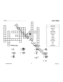 Improving Vocabulary with Visual Crossword Puzzles
