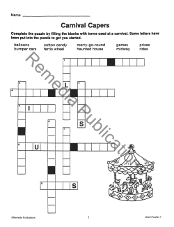 Categories: Crossword Puzzles (eBook) Categories: Crossword Puzzles (eBook)