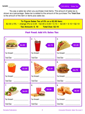 Consumer Percents: Calculating Sale Tax Levels 1 PDF & Google Set Consumer Percents: Calculating Sale Tax Levels 1 PDF & Google Set