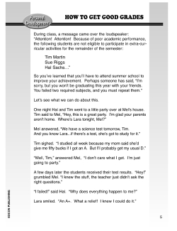 HOW TO STUDY &amp; HOW TO GET GOOD GRADES: Life Skill Lessons &amp; Activities