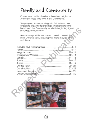 Family and Community: Beginning Sign Language Series